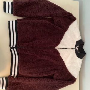 Fuzzy nike jacket, worn never